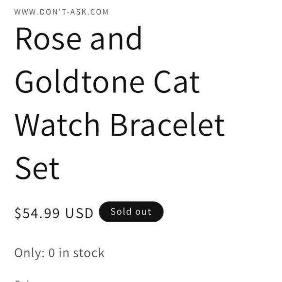 🐈‍⬛🐈‍⬛ Cat Watch and Bracelet Set 🐈‍⬛🐈‍⬛ - Picture 13 of 16